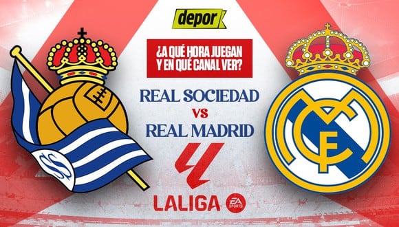 Real Madrid vs. Real Sociedad: a qué hora juegan y en qué canal ver el partido de LaLiga